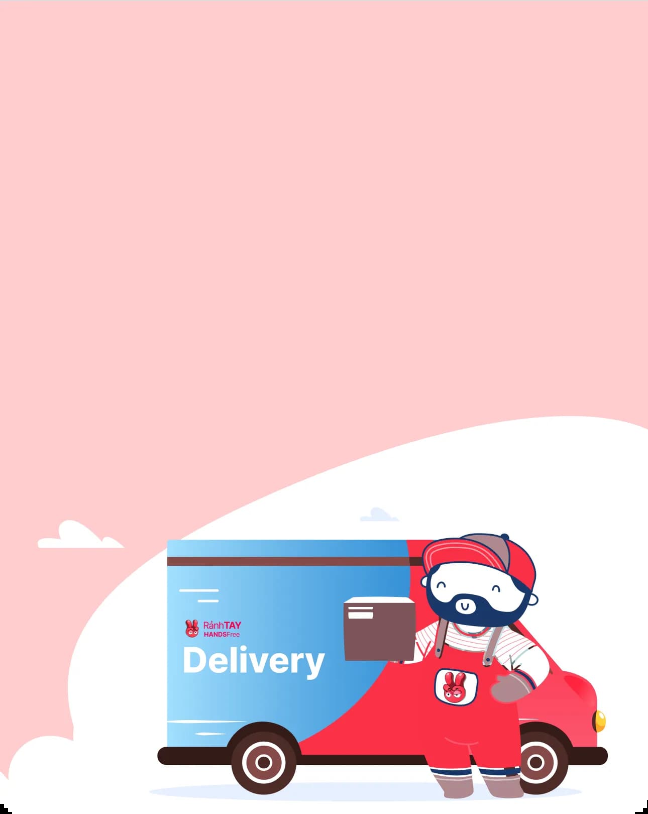 RảnhTAY delivery service hero banner